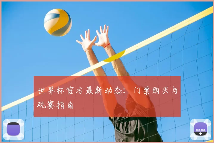 世界杯官方最新动态：门票购买与观赛指南